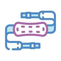 camera strap color icon vector illustration