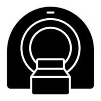 Have a look this beautiful vector of ct scanner, editable icon