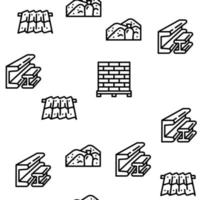 Building Materials And Supplies Vector Seamless Pattern