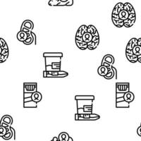 Oncology Examination Vector Seamless Pattern