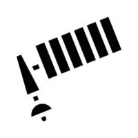 satellite equipment glyph icon vector illustration sign