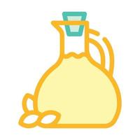 soybean oil color icon vector symbol illustration