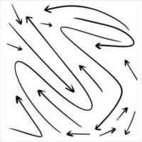 establecer conjunto de croquis de línea de círculo dibujado a mano. círculos redondos de garabatos circulares vectoriales para el elemento de diseño de marca de nota de mensaje. lápiz o bolígrafo, burbuja de graffiti o ilustración de borrador de bola. vector