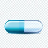 Medical Capsule Pill Disease Treatment Vector