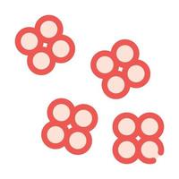 staphylococcus aureus color icon vector isolated illustration