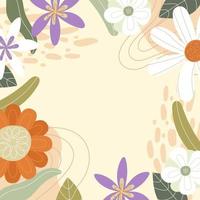 Fall Flower Background vector