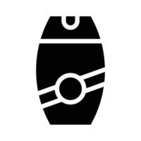 sun safety skin bottle glyph icon vector illustration