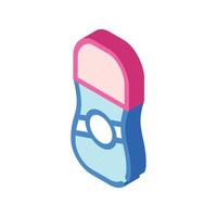 antiperspirant bottle isometric icon vector illustration isolated