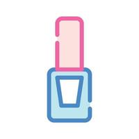 nail polish color icon vector isolated illustration