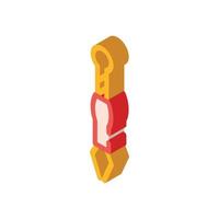 cord for play game with cat isometric icon vector illustration