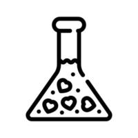 love potion line icon vector illustration isolated