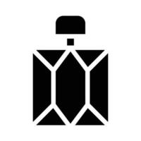 perfume bottle glyph icon vector illustration isolated