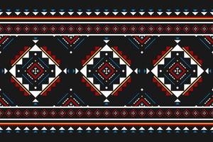 arte de patrón tribal étnico de alfombras. patrón geométrico étnico sin costuras en tribal. estilo mexicano vector