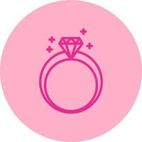 Diamond Ring Vector Icon