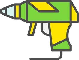 Hot Glue Gun Vector Icon