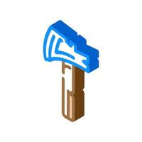 ax multitool isometric icon vector illustration