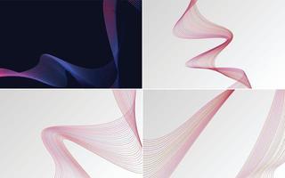 modern wave curve abstract presentation background Pack vector