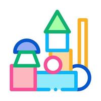preschool education toys icon vector outline illustration