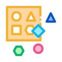 educational toys icon vector outline illustration