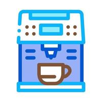 ilustración de contorno de vector de icono de gadget de máquina de café