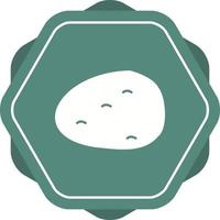 Unique Potato Vector Glyph Icon