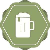 Unique Beer Vector Glyph Icon