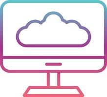 Cloud Computing Vector Icon