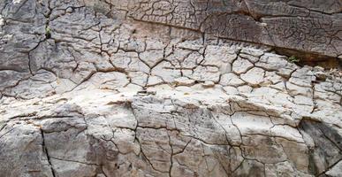 primer plano de la superficie de la roca agrietada telón de fondo plantilla de diseño foto