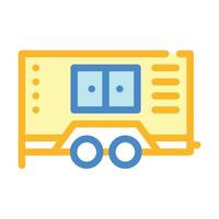 generator building equipment color icon vector illustration