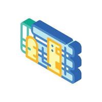 filtration system supply isometric icon vector illustration