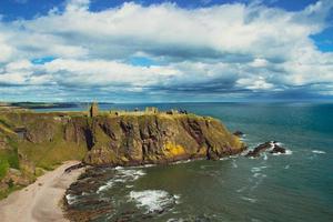 Ruins of Dunnotar castle, Stonehaven, scotland photo