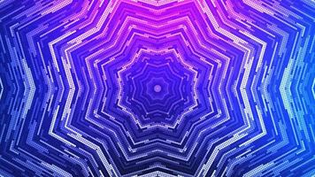 blue futuristic abstract molecular dot geometric structure space background animation, modern triangle shaped technology analysis themed illustration photo