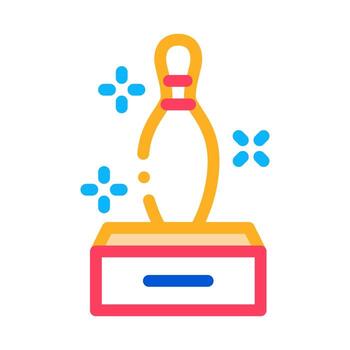 ilustración de contorno de vector de icono de bolo de chispa