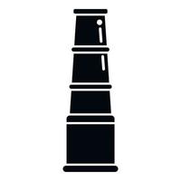 Fire chimney icon simple vector. Factory roof vector