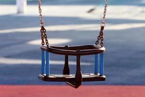 Figures on the playground in a city park in Israel. photo