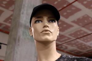 A mannequin is on display in a large store in Israel. photo