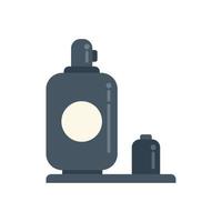 Pool pump icon flat vector. Water equipment vector