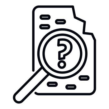 vector de contorno de icono de cifrado de datos. protección de cifrado