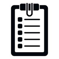 Board task schedule icon simple vector. Person event vector