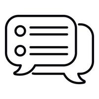 Message task schedule icon outline vector. Event time vector