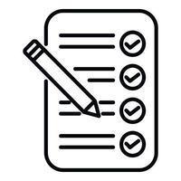 Task done icon outline vector. Event time vector