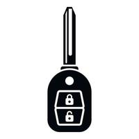 Transport smart key icon simple vector. Car button vector