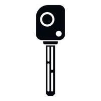 Car key icon simple vector. Smart remote vector
