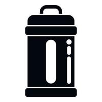 UV lamp cleaner icon simple vector. Ultraviolet disinfection vector