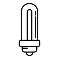 Electric UV lamp icon outline vector. Medical care vector