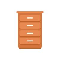 Modern furniture icon flat vector. Room design vector