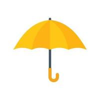 Privacy umbrella icon flat vector. Secure cyber vector