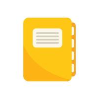 Folder service icon flat vector. Help support vector