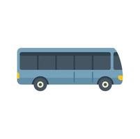 Traffic bus icon flat vector. Airport transfer vector