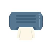 Napkin box icon flat vector. Fabric towel vector